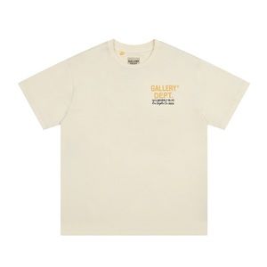 Gallery Dept retro old cartoon car short-sleeved t-shirt unisex Cream